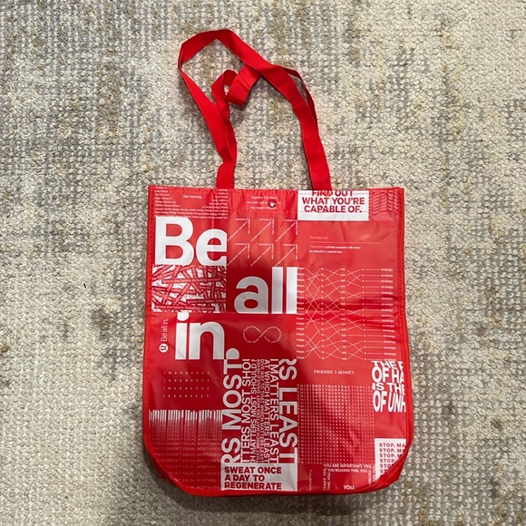 Lululemon reuseable tote bag - 14”x16” like new, never used - Picture 1 of 4